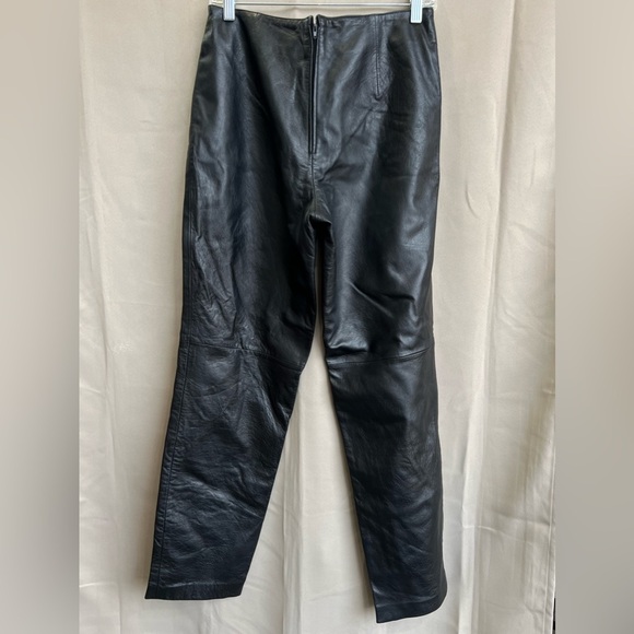 B&J High-rise Leather Pants - Picture 3 of 5